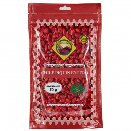 Chile piquin entero 50 g