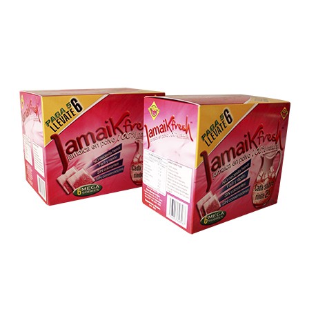 Jamaikfresh 2 lts Caja 48 pzs